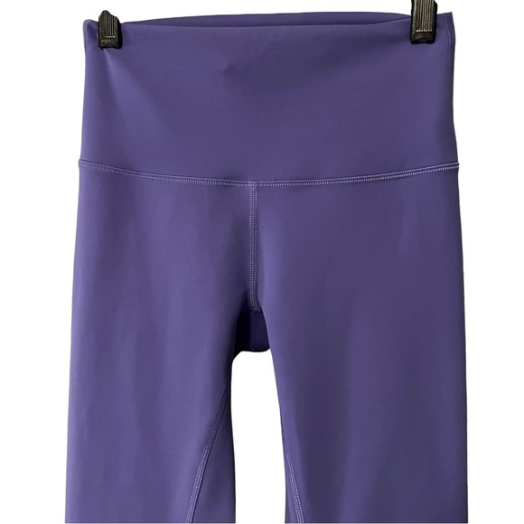 Lululemon Cropped High Rise leggings tights purple 4 athletic yoga running - Picture 2 of 14